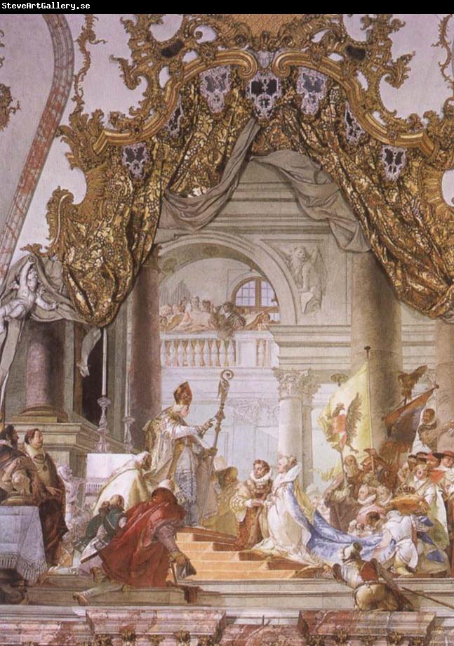 Giovanni Battista Tiepolo The Marriage of the emperor Frederick Barbarosa and Beatrice of Burgundy